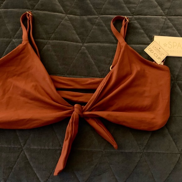 L*Space Flashback top in Tobacco Brown - Picture 3 of 4